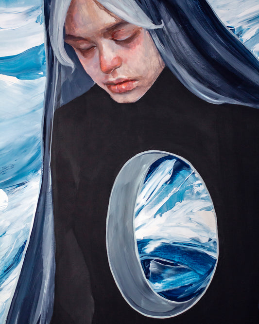 Feeding the void I (80x120 cm) 2021