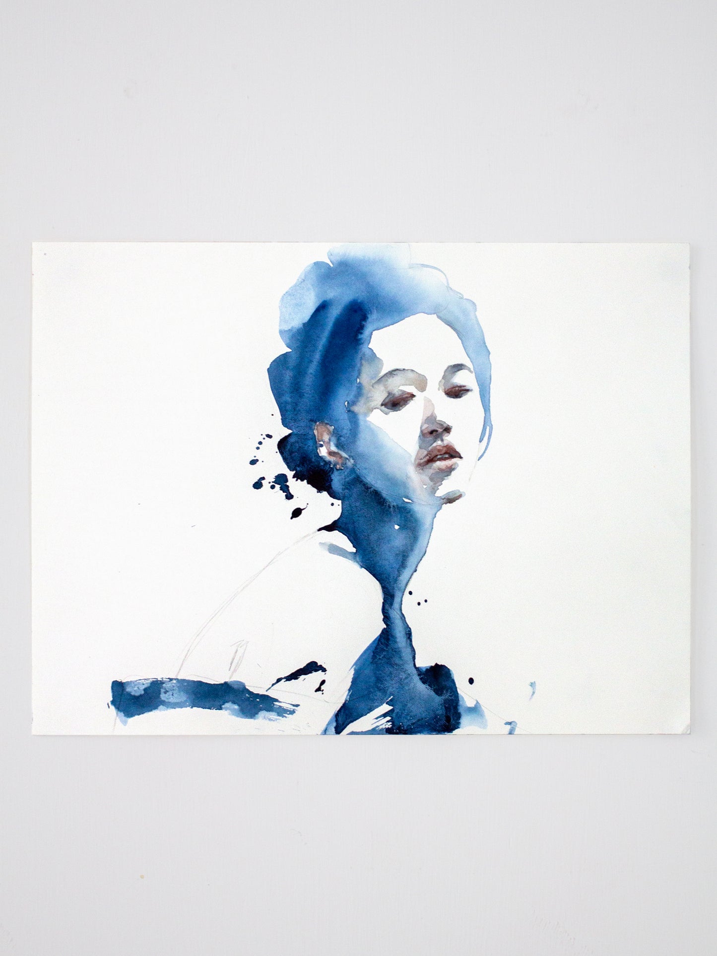 Just some blue (40x30 cm) 2022