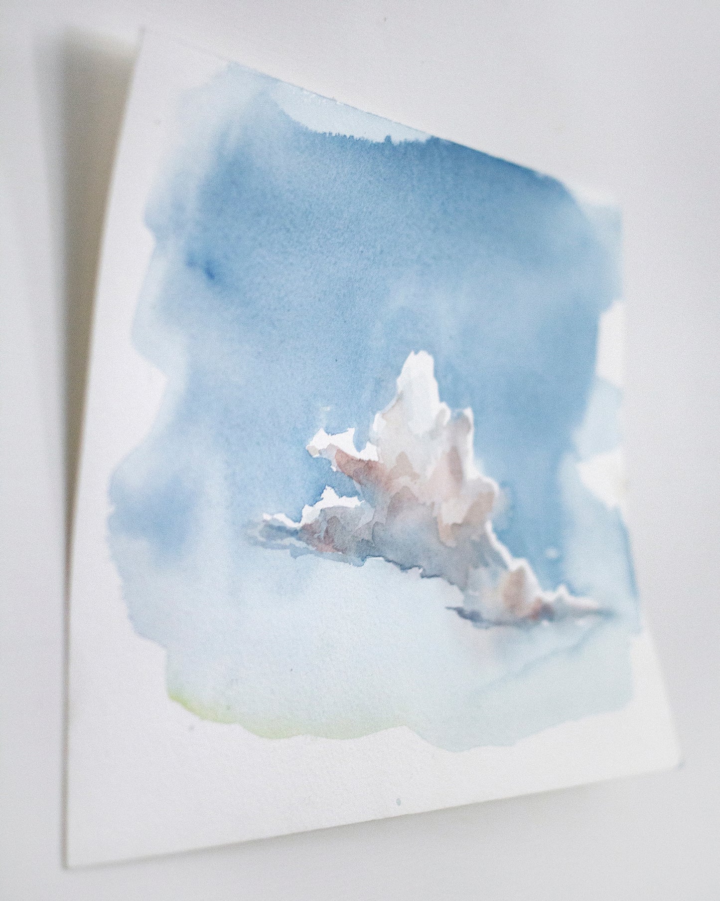 Cloud study (25x18 cm) 2023