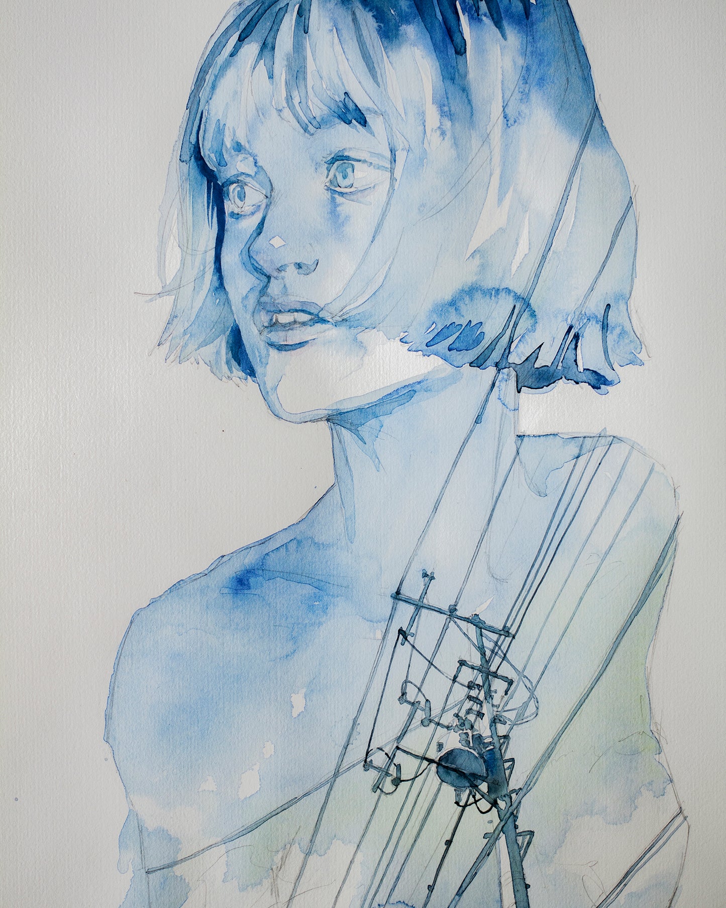 Lifting my eyes to the sky (30x40 cm) 2025