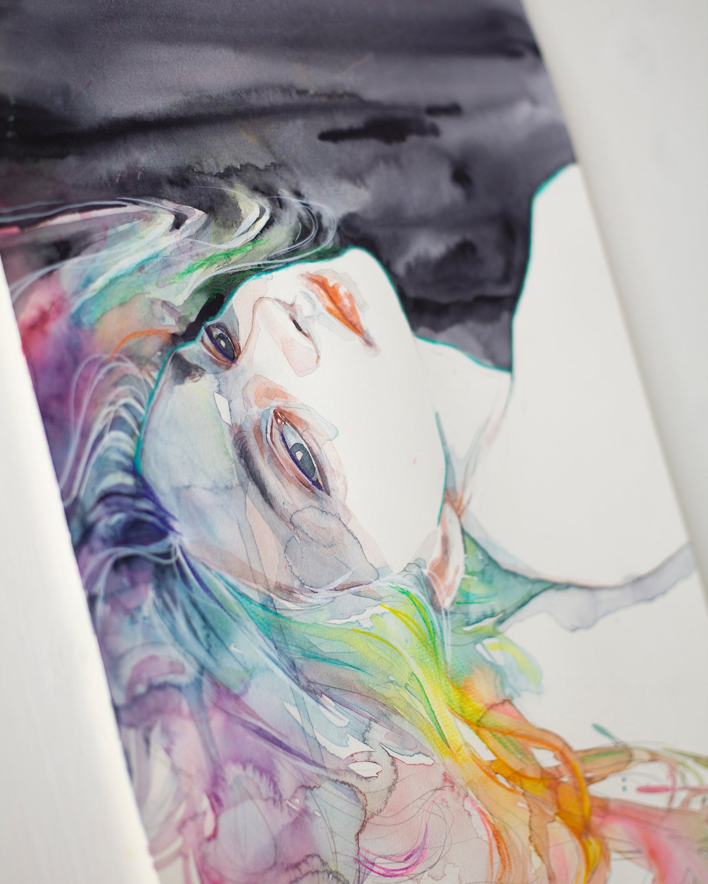 Embrace the darkness (30x40 cm) 2025