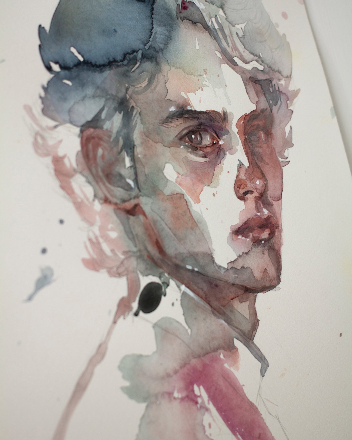 Loose boy (30x40 cm) 2024