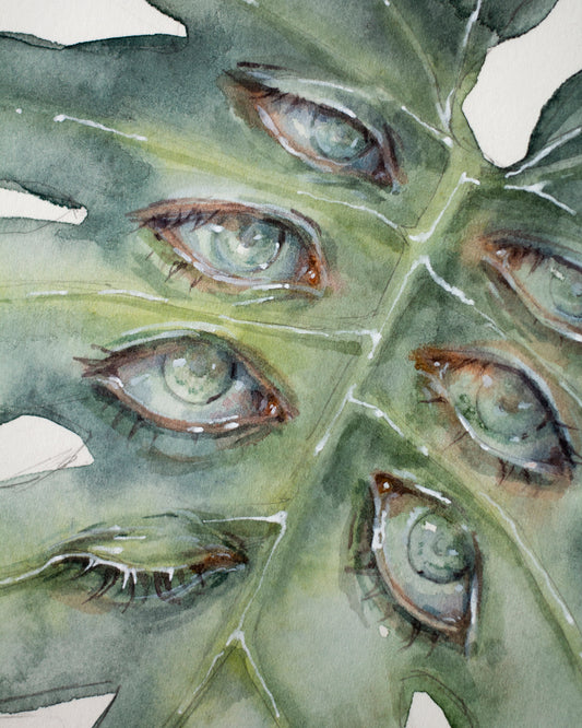 The silent observer (31x41 cm) 2024