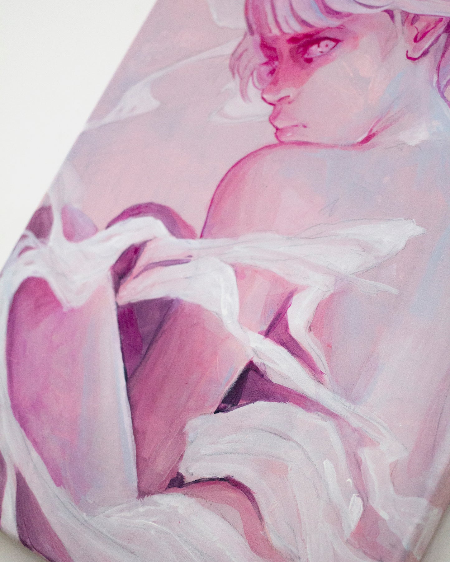 Pink demon (35x50 cm) 2024