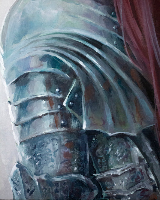 Grace and armour (40x50 cm) 2025