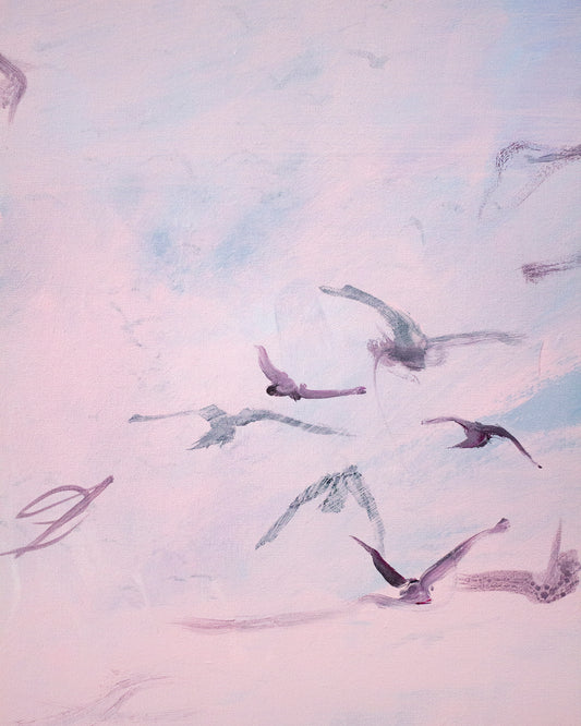 Pink sky III (35x50 cm) 2025