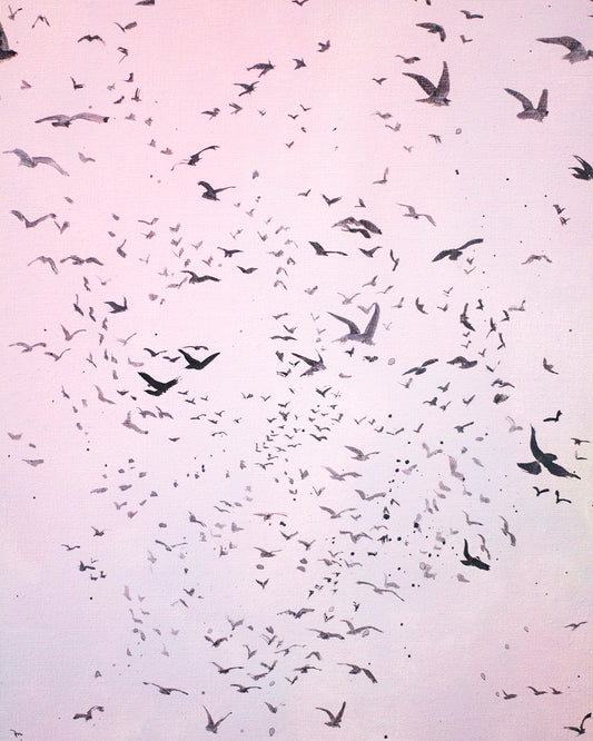 Pink sky II (35x50 cm) 2025