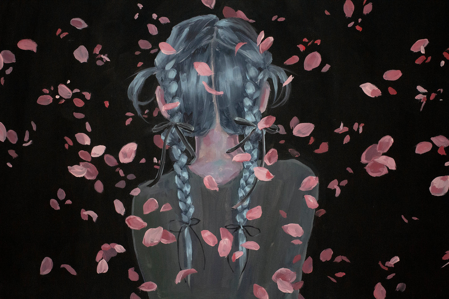 Dark pasts (70x50 cm) 2025