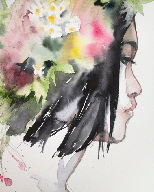 Flora profile study (20x30 cm) 2026