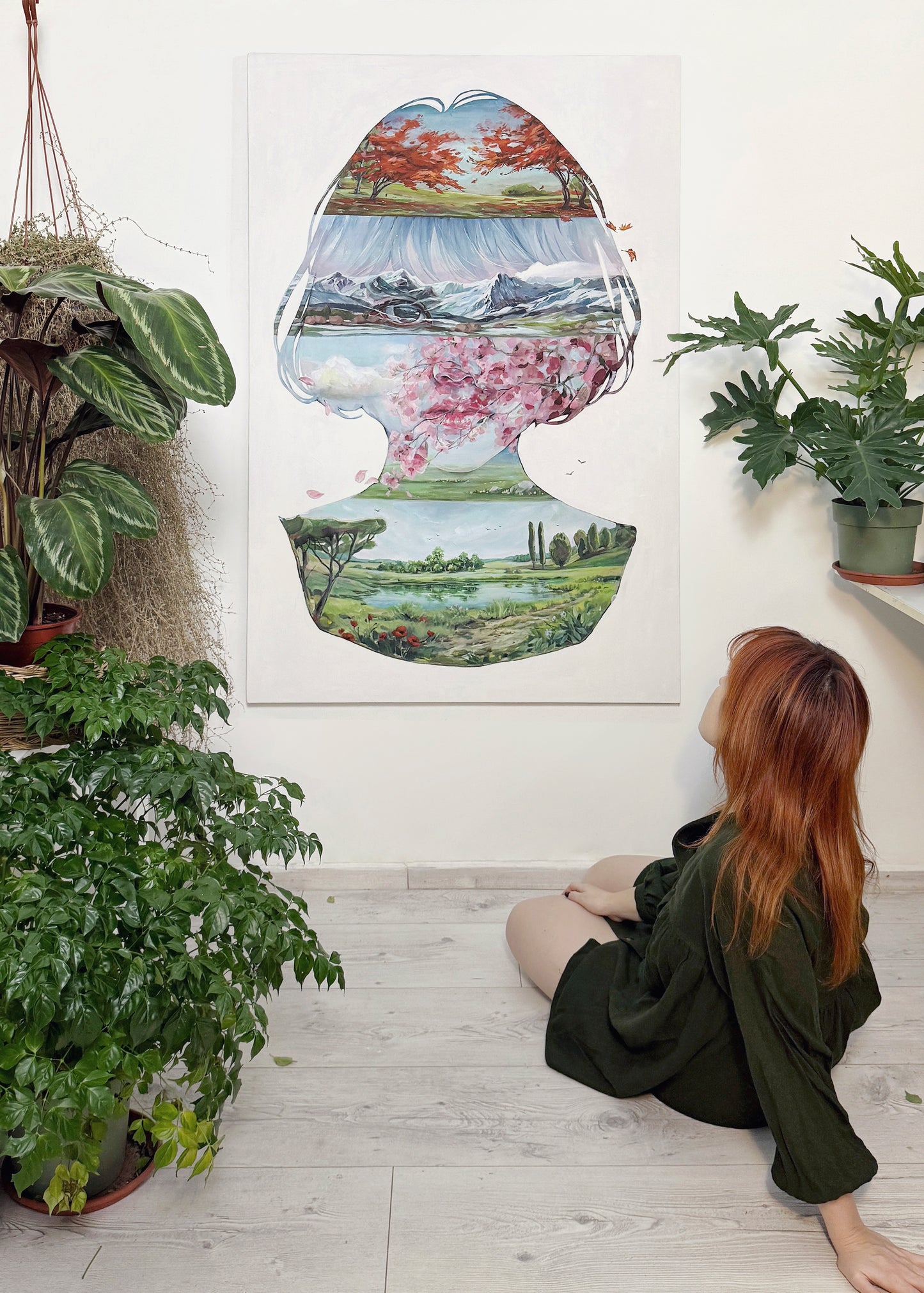 Time Passing (80x120 cm) 2025