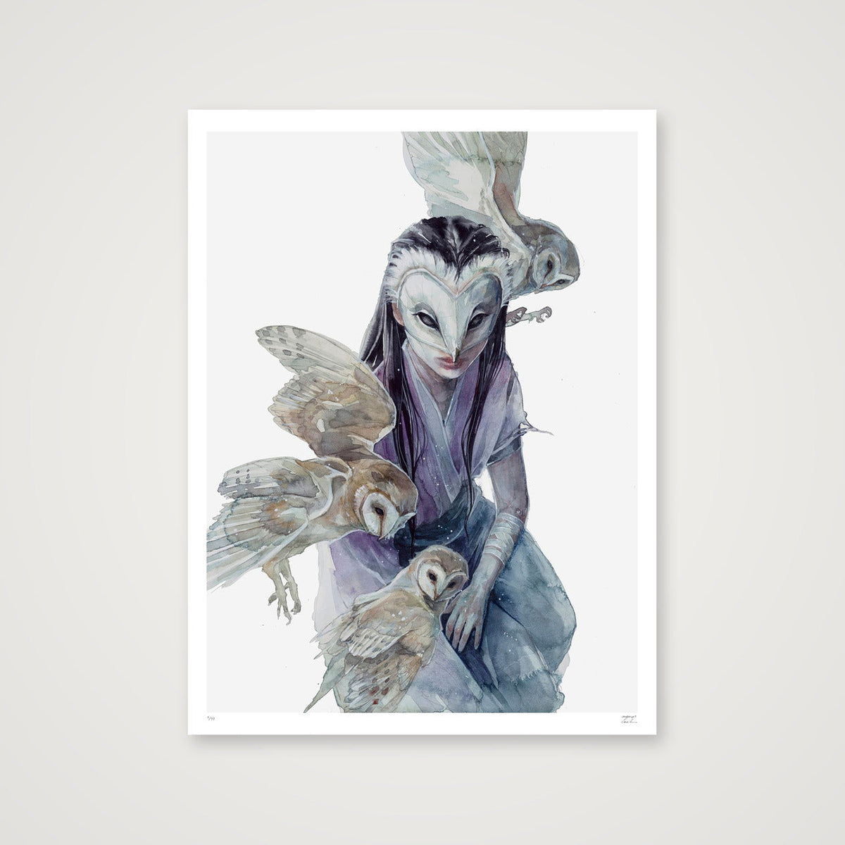The Owl — 60×80cm, 24×31" Print only