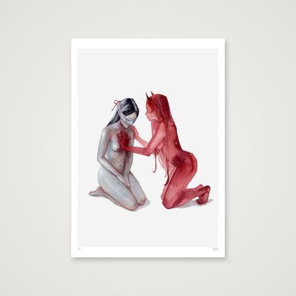 Helpful Evil — 59×84cm, 23×33" Print only