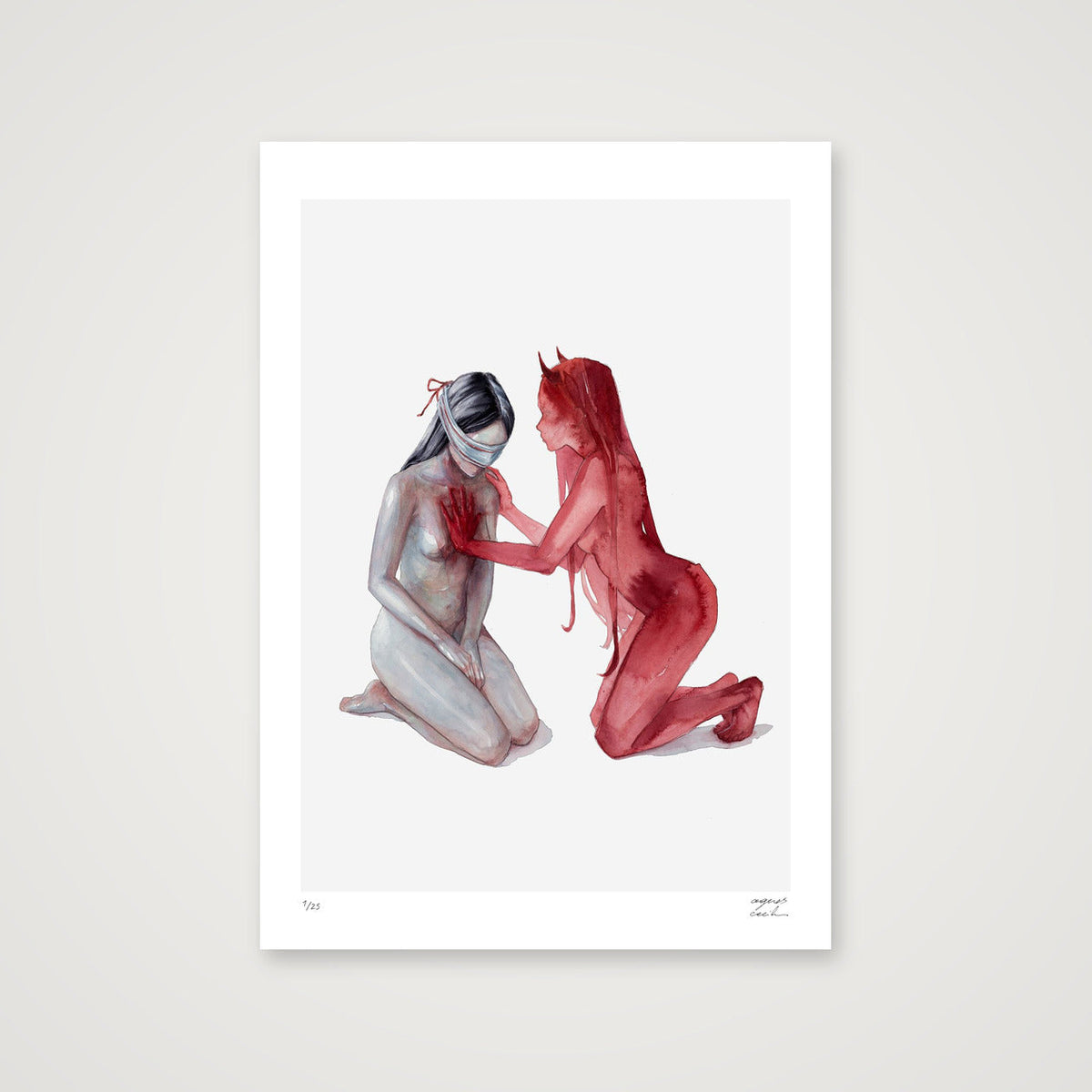 Helpful Evil — A3 (30×42cm, 12×17") Print only