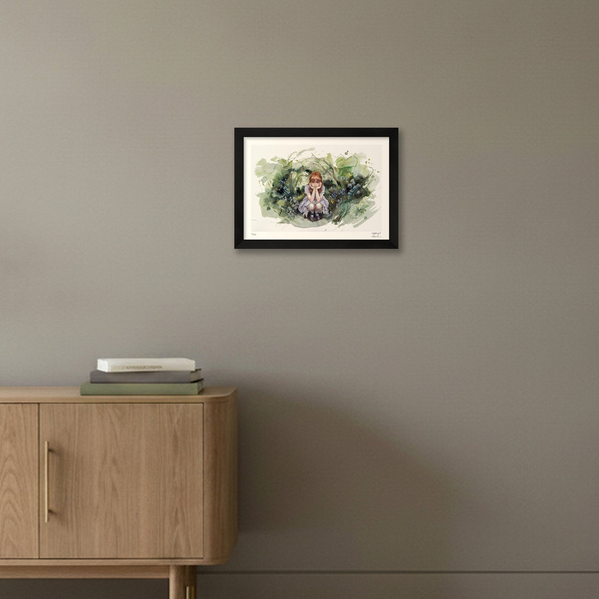 Where the Invisible Things Hide — A4 (30×21cm, 12×8") Black Frame