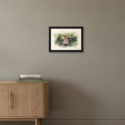 Where the Invisible Things Hide — A4 (30×21cm, 12×8") Black Frame