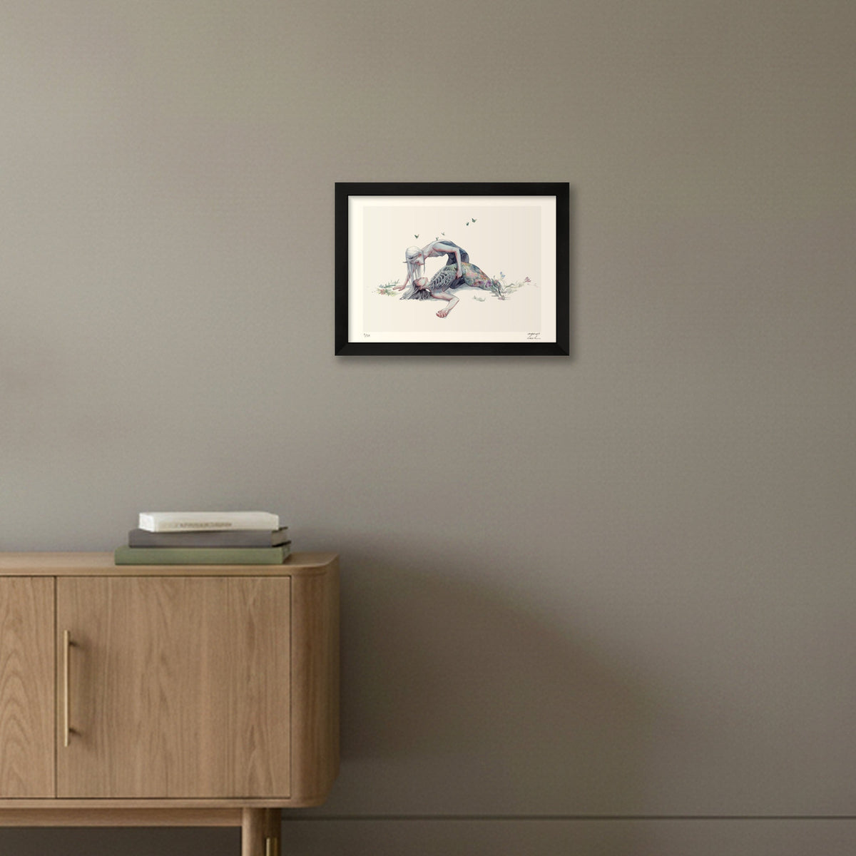 Embracing the Nature of Things — A4 (30×21cm, 12×8") Black Frame