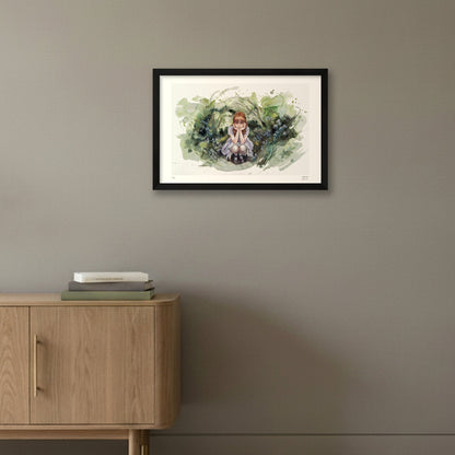 Where the Invisible Things Hide — 45×30cm, 18×12" Black Frame