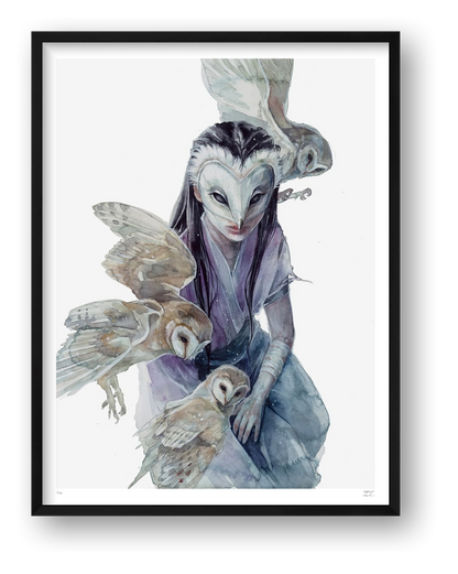 The Owl — framed