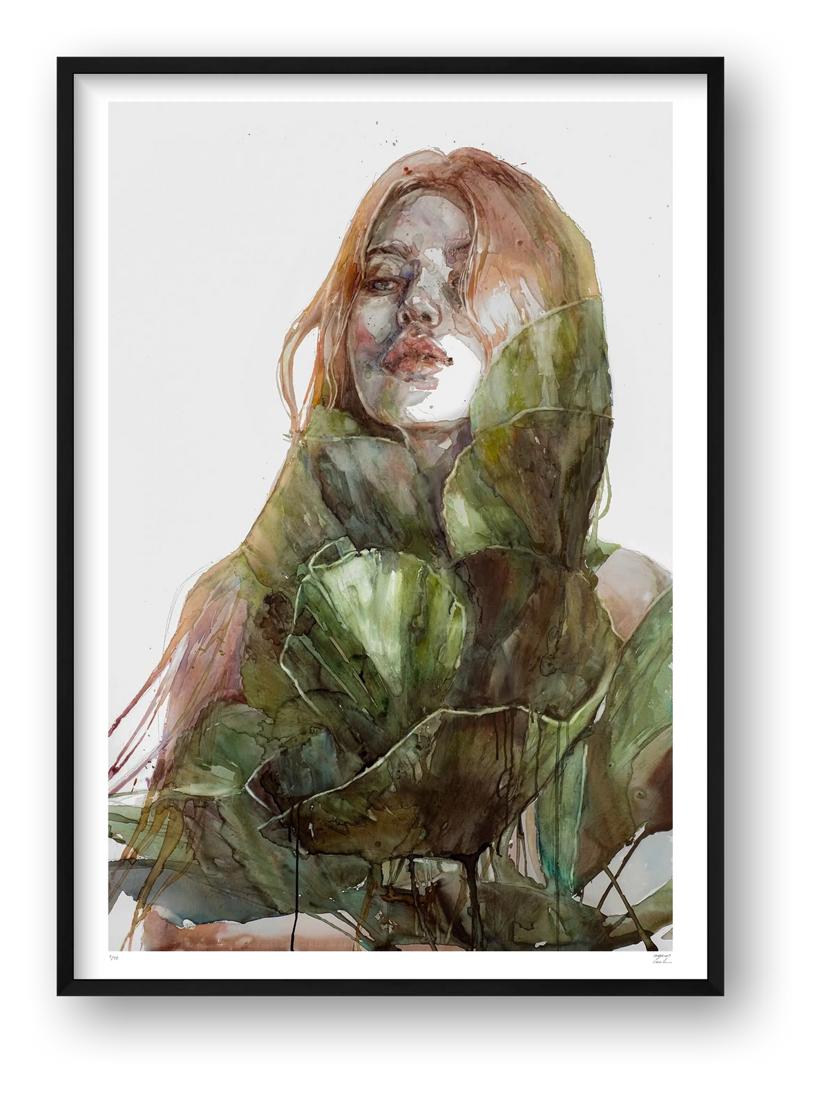 River Nymph — framed