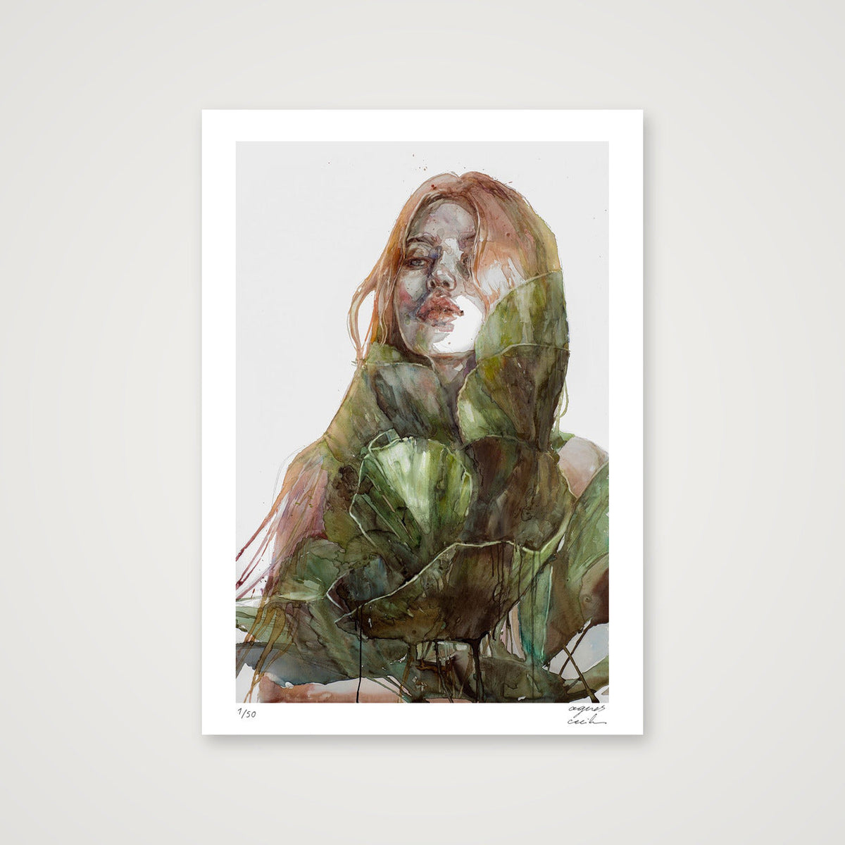 River Nymph — A4 (21×30cm, 8×12") Print only