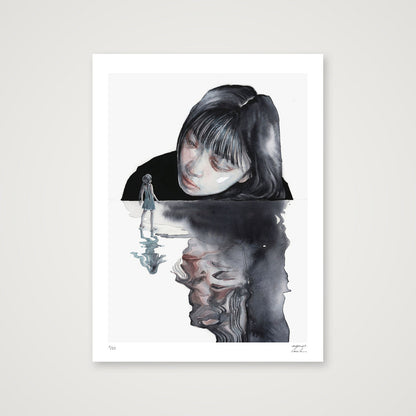 The Giant and the Fairy — 30×40cm, 12×16" Print only