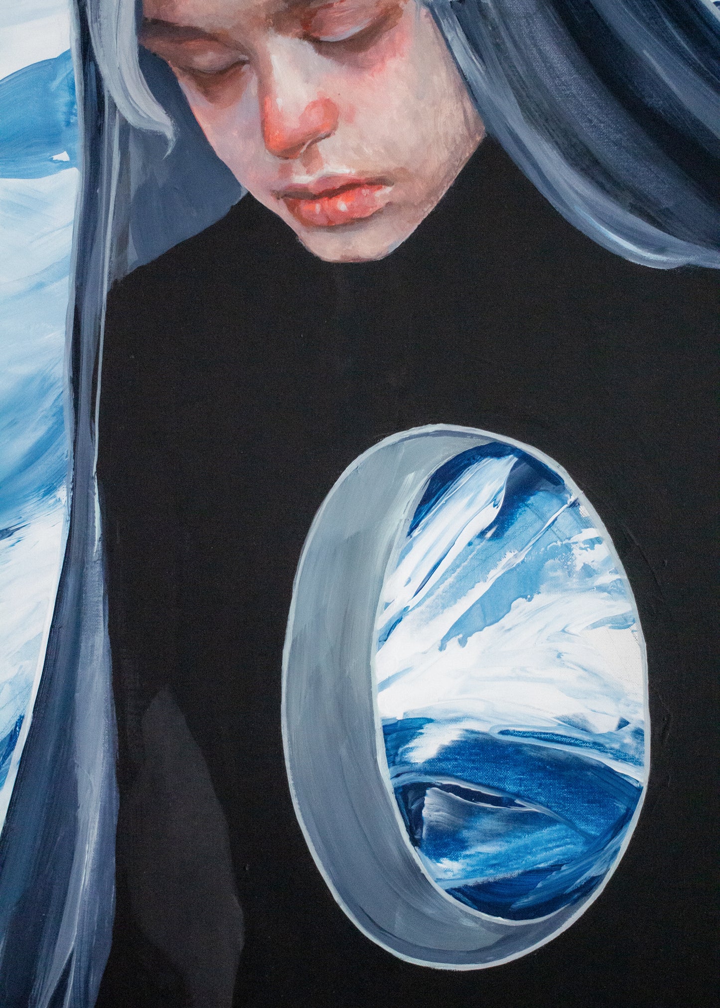 Feeding the void I (80x120 cm) 2021