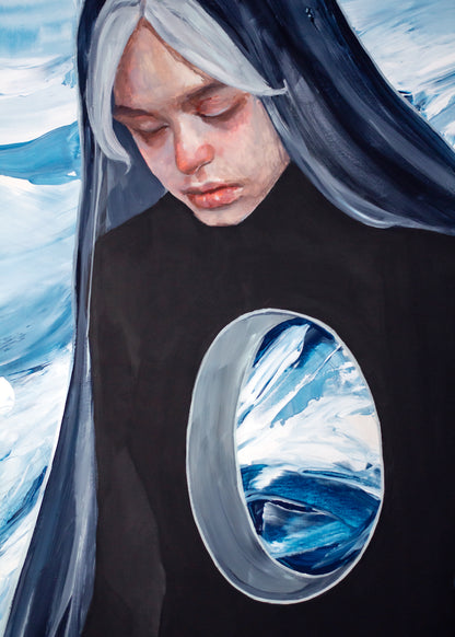 Feeding the void I (80x120 cm) 2021