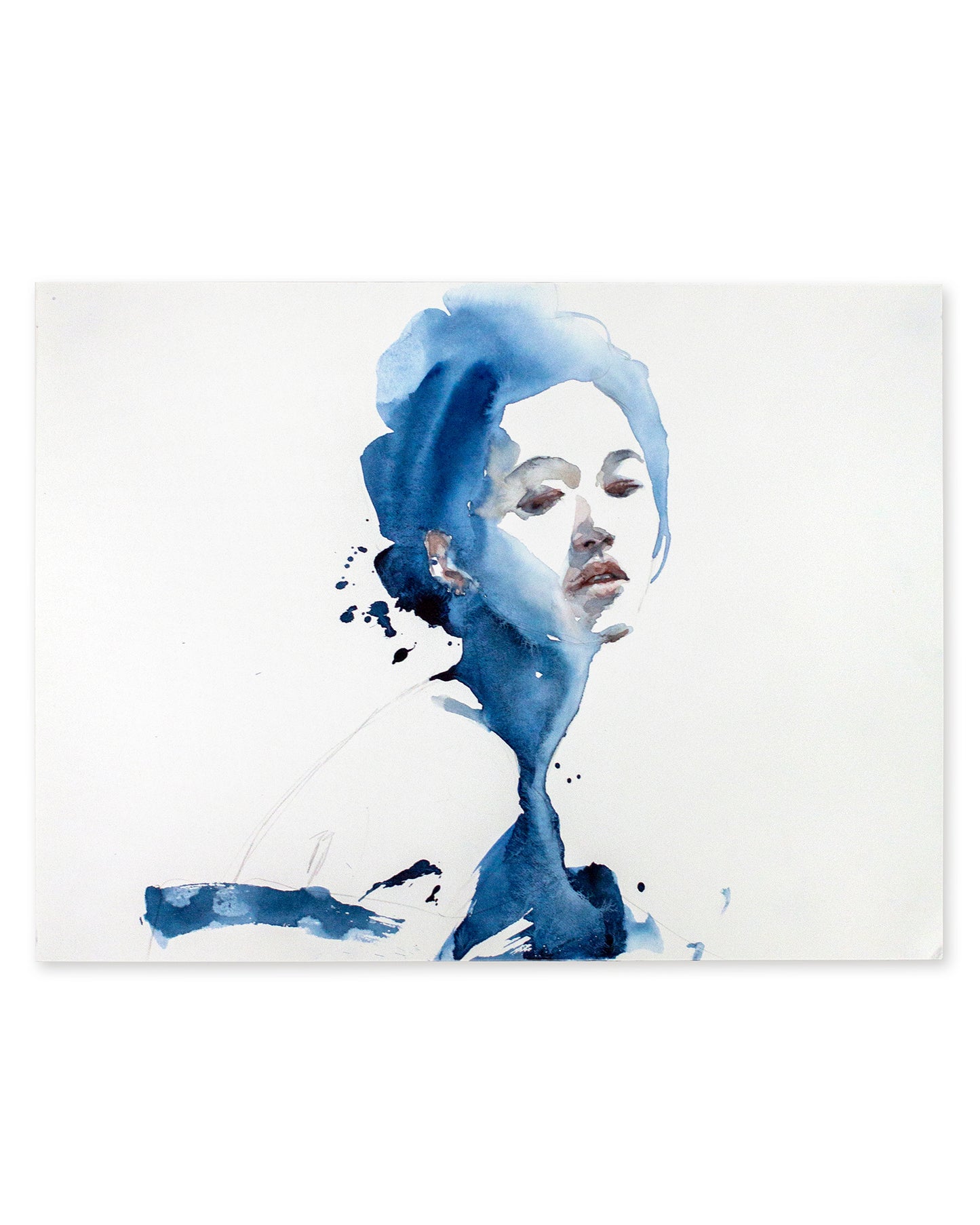 Just some blue (40x30 cm) 2022
