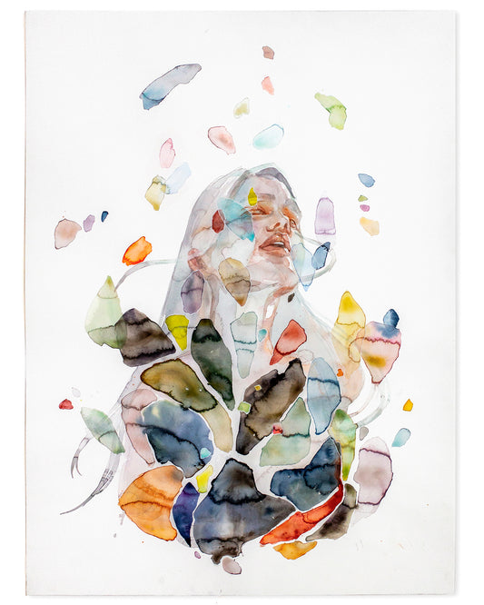 Shattered shell (56x77 cm) 2023