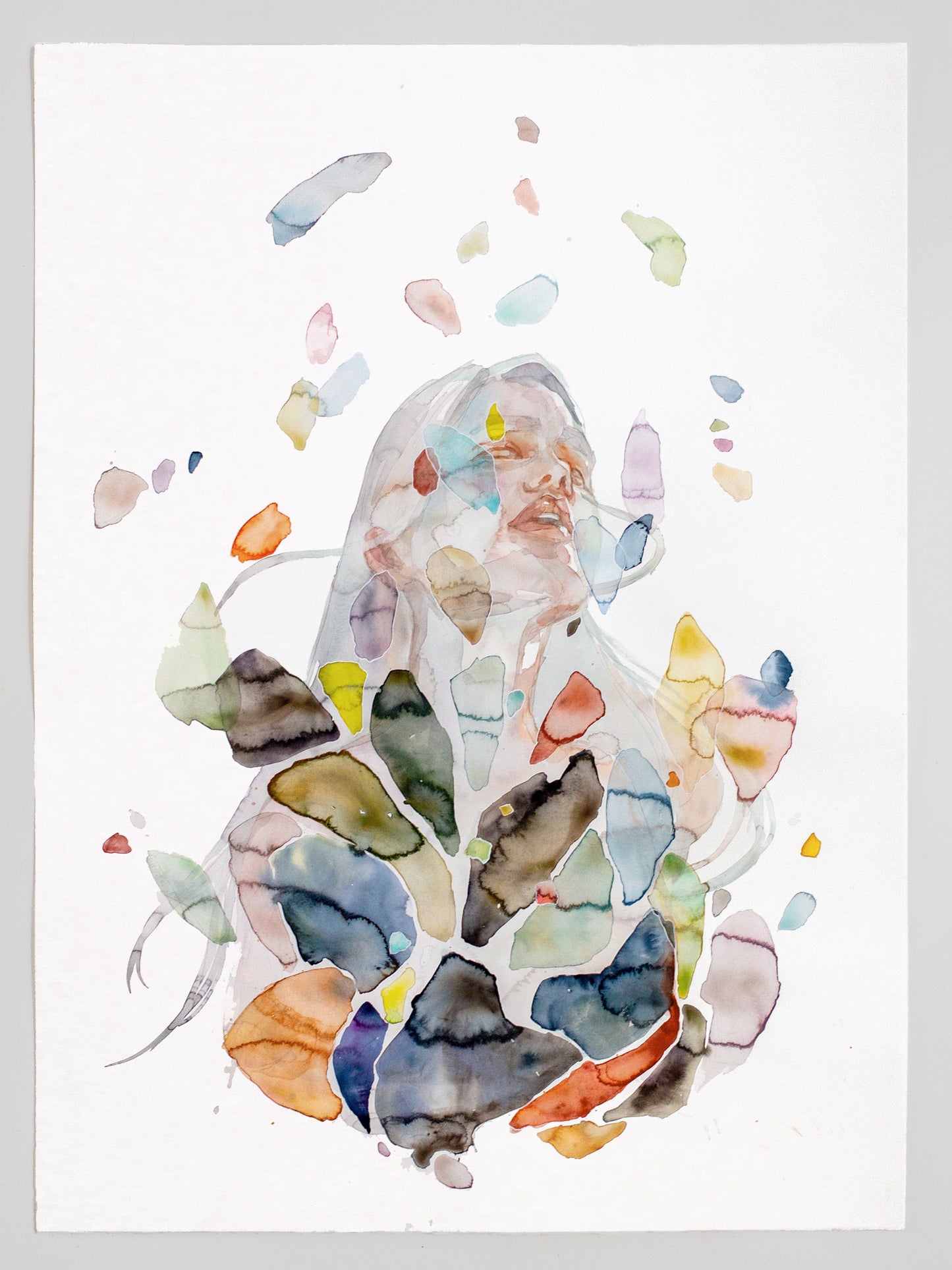 Shattered shell (56x77 cm) 2023
