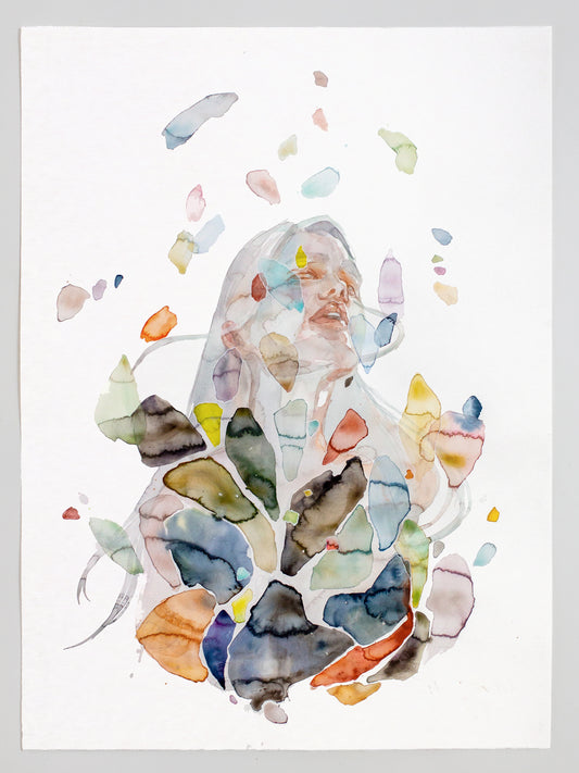 Shattered shell (56x77 cm) 2023