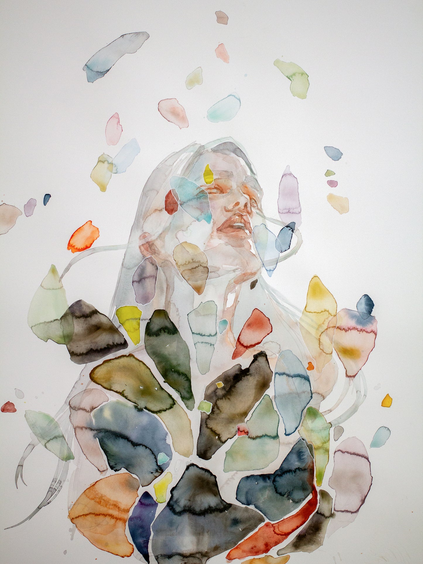 Shattered shell (56x77 cm) 2023