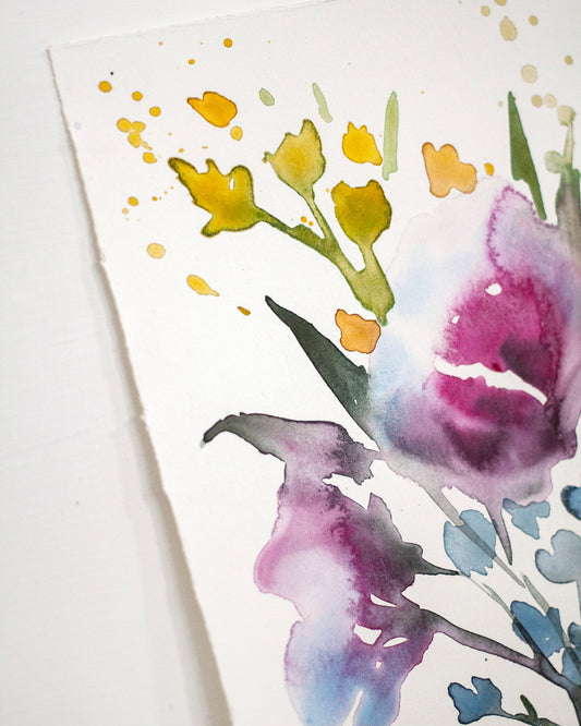 Flowers compo (19x28 cm) 2023