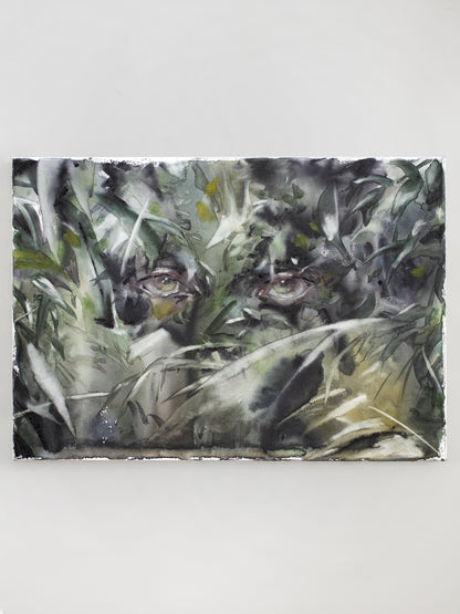 Deep green (50x35 cm) 2023