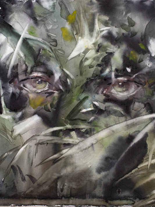 Deep green (50x35 cm) 2023