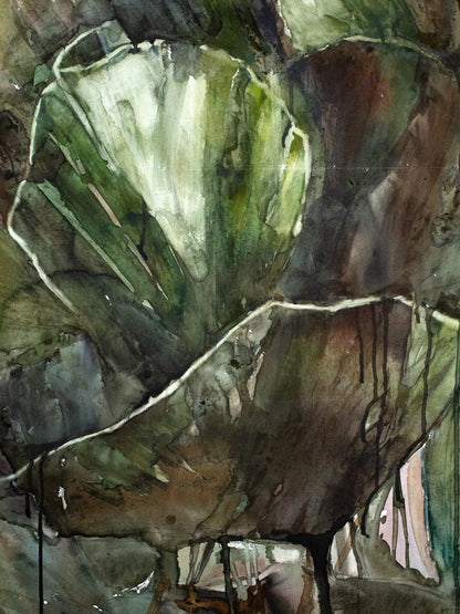 Green shadow (100x150 cm) 2022