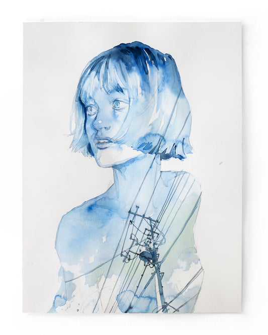 Lifting my eyes to the sky (30x40 cm) 2025