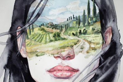 Imagine a place (30x40 cm) 2025