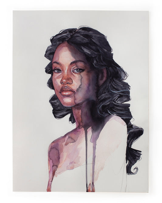 Ink waves (30x40 cm) 2025