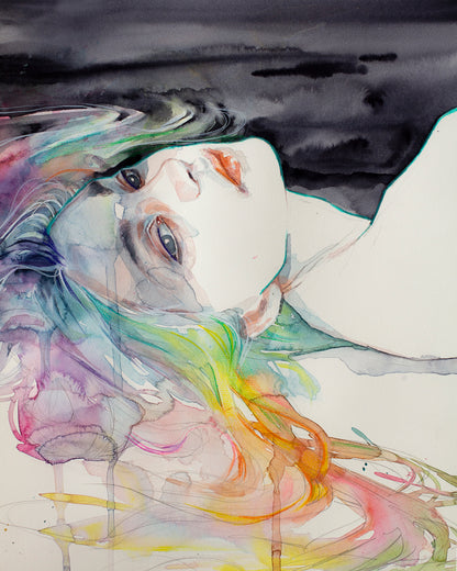 Embrace the darkness (30x40 cm) 2025