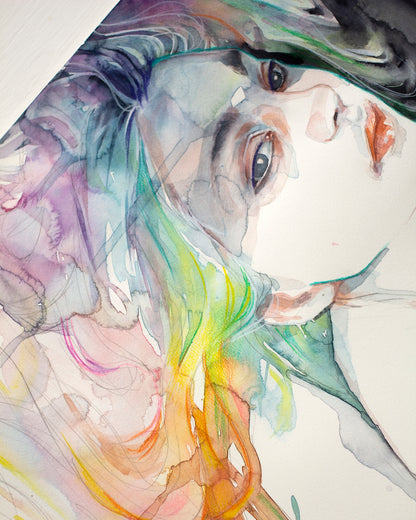 Embrace the darkness (30x40 cm) 2025