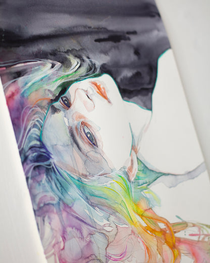 Embrace the darkness (30x40 cm) 2025