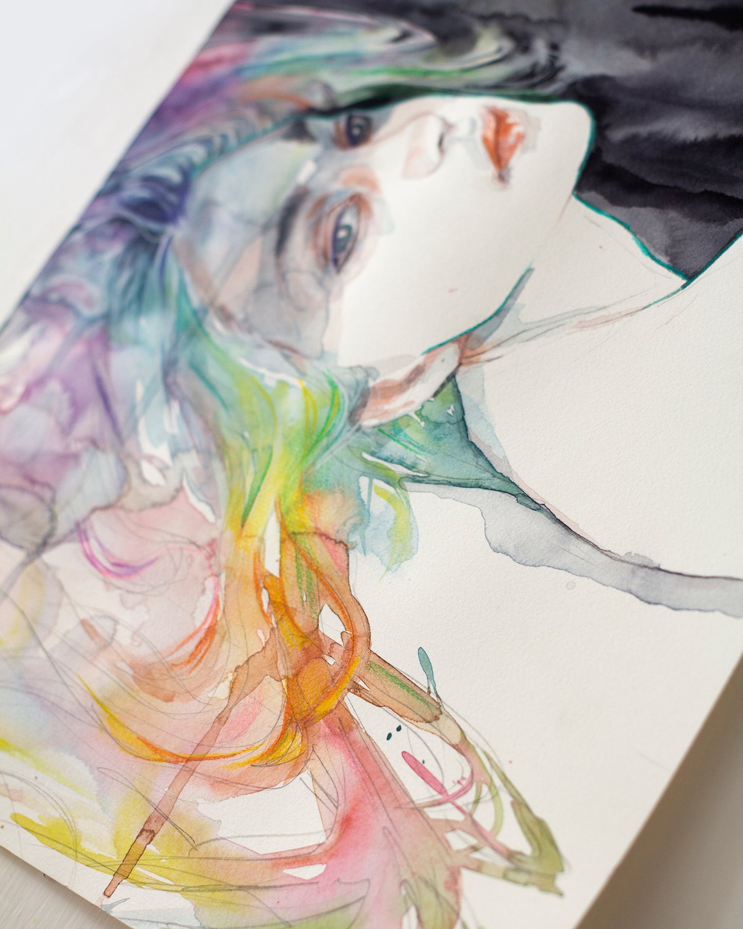 Embrace the darkness (30x40 cm) 2025