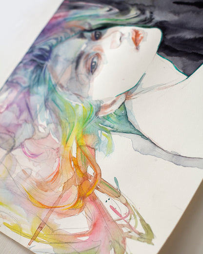 Embrace the darkness (30x40 cm) 2025