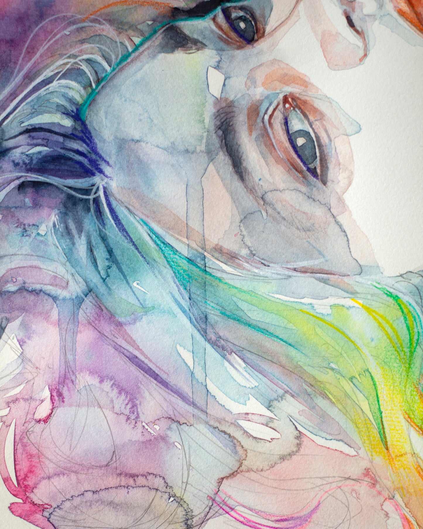 Embrace the darkness (30x40 cm) 2025