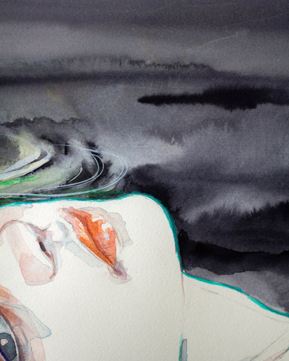 Embrace the darkness (30x40 cm) 2025