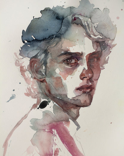 Loose boy (30x40 cm) 2024