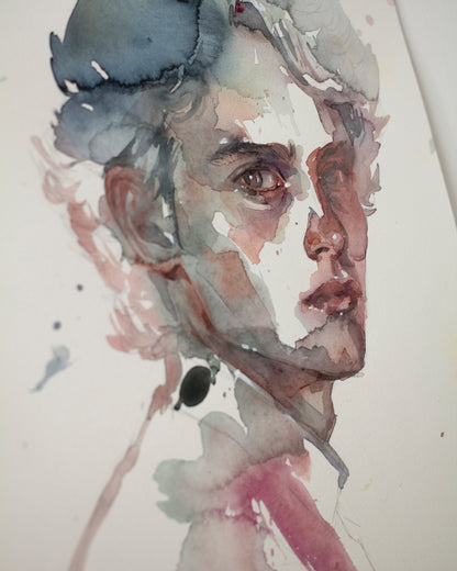 Loose boy (30x40 cm) 2024