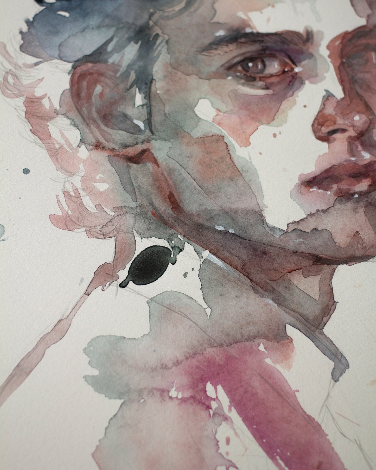 Loose boy (30x40 cm) 2024