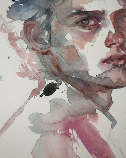 Loose boy (30x40 cm) 2024